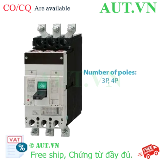 Ảnh của MCCB Mitsubishi NF400-UEW 4P 400A 200kA
