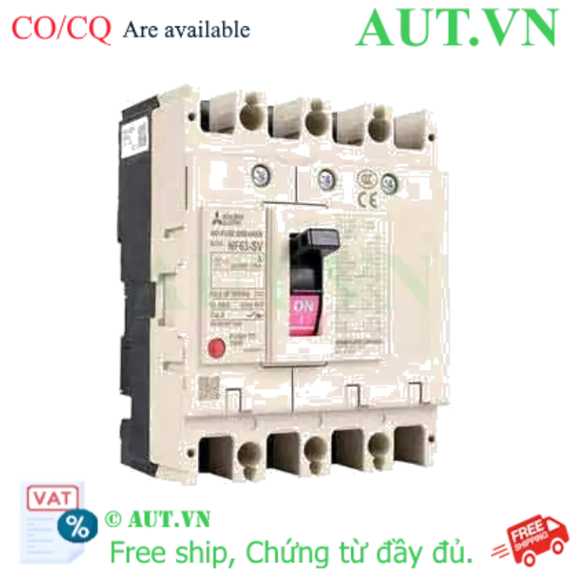 Ảnh của MCCB Mitsubishi NF63-SV 4P 15A 7.5KA