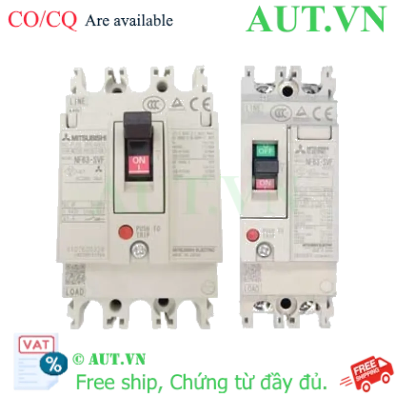 Ảnh của MCCB Mitsubishi NF63-SVF 3P 15A