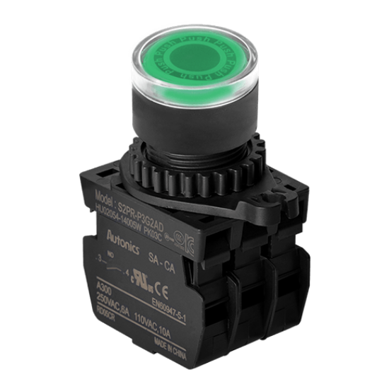 Ảnh của aut.vn Công tắc nút nhấn Autonics S2PR-P3G2AL