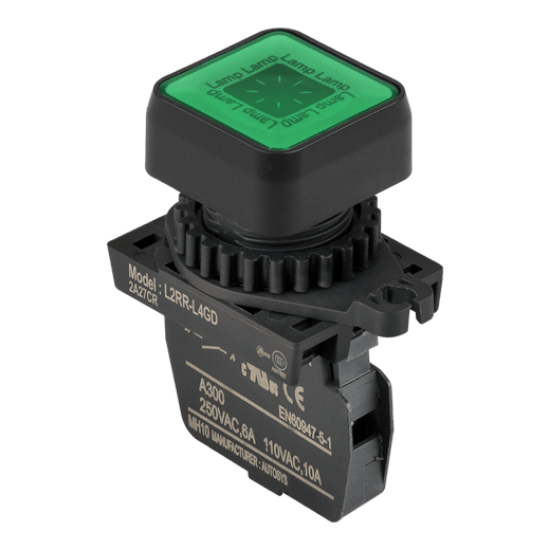 Ảnh của aut.vn Công tắc nút nhấn Autonics L2RR-L4GLM