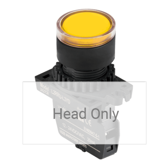 Ảnh của aut.vn Công tắc nút nhấn Autonics L2RRU-L3Y