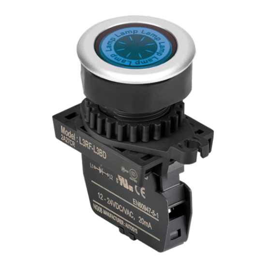 Ảnh của aut.vn Công tắc nút nhấn Autonics L3RF-L3BL