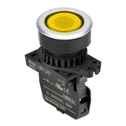 Ảnh của aut.vn Công tắc nút nhấn Autonics L3RF-L3YL