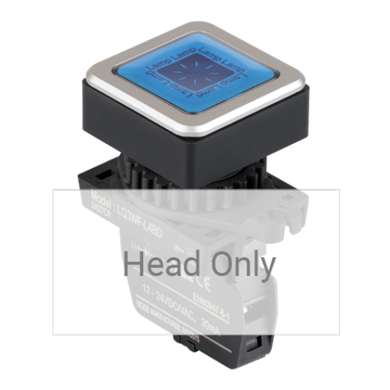 Ảnh của aut.vn Công tắc nút nhấn Autonics LQ3RF-L4B