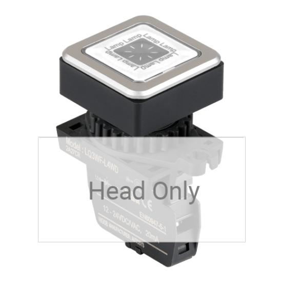 Ảnh của aut.vn Công tắc nút nhấn Autonics LQ3RF-L4W