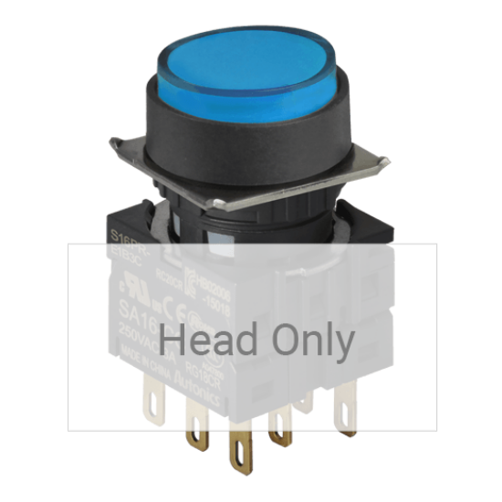 Ảnh của aut.vn Công tắc nút nhấn Autonics S16PR-E1B