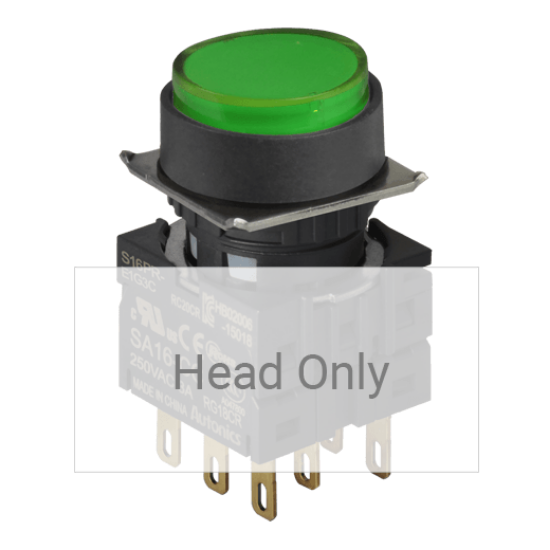 Ảnh của aut.vn Công tắc nút nhấn Autonics S16PR-E1G
