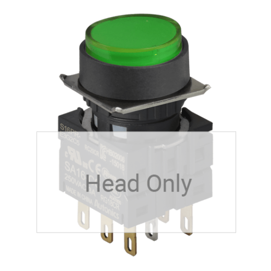 Ảnh của aut.vn Công tắc nút nhấn Autonics S16PR-E3G