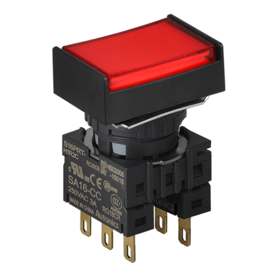 Ảnh của aut.vn Công tắc nút nhấn Autonics S16PRT-H1R2C