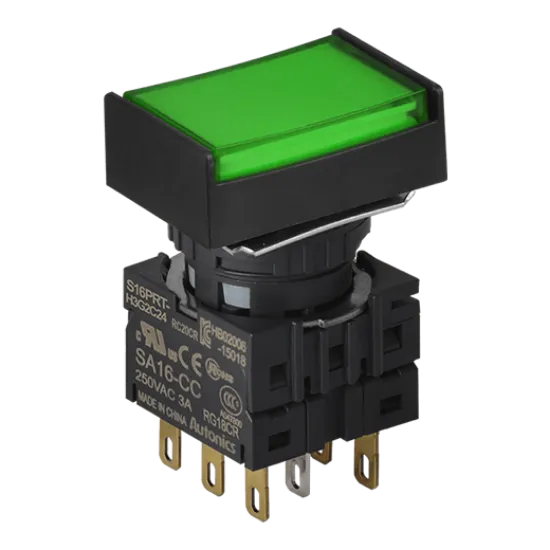 Ảnh của aut.vn Công tắc nút nhấn Autonics S16PRT-H3G2C5
