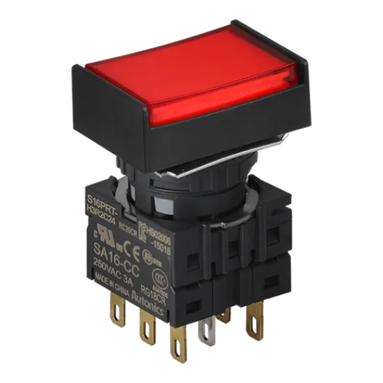 Ảnh của aut.vn Công tắc nút nhấn Autonics S16PRT-H3R2C12