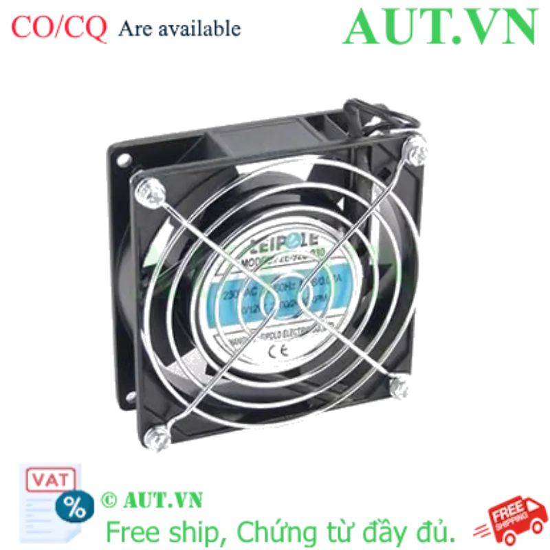 Ảnh của Quạt Tủ Điện Leipole F2E-80B-230 (80x80x38mm) | 230VAC, Tản Nhiệt Cực Mạnh, Bền Bỉ 24/7