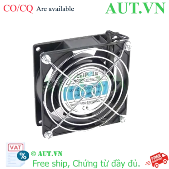 Ảnh của Quạt Tủ Điện Leipole F2E-120S-24 (24VAC) 120mm: Lưu Lượng 178m³/h, Siêu Êm, Bền Bỉ