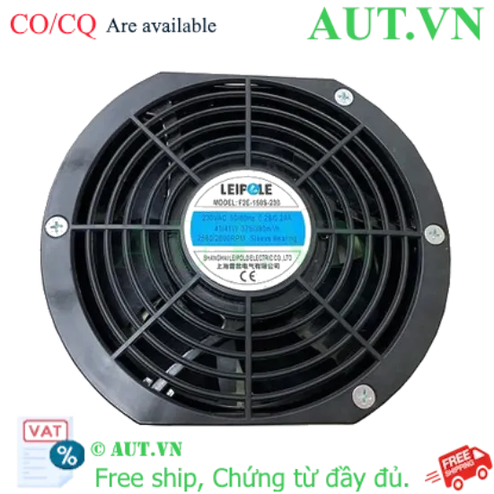 Ảnh của Quạt Tủ Điện Leipole F2E-150S-230 - 380m³/h, 230VAC, Bạc Đạn Siêu Bền | AUT VN