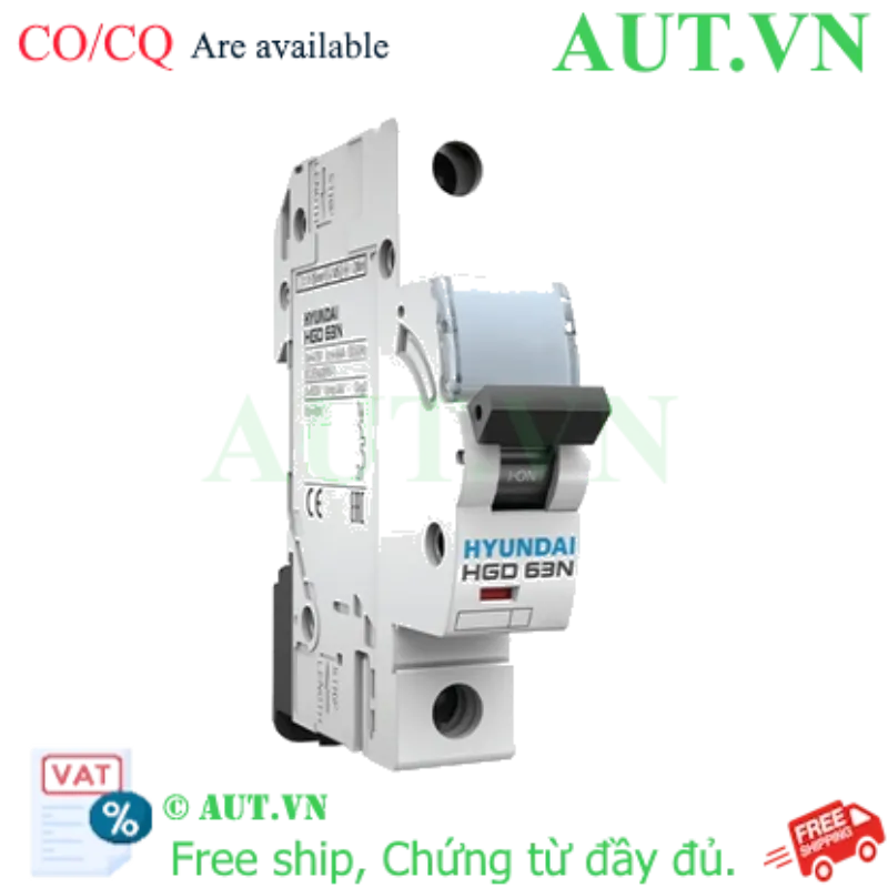 Ảnh của MCB Hyundai HGD63N 1P 40A 6kA