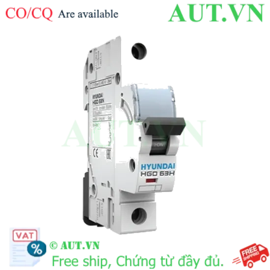 Ảnh của MCB Hyundai HGD63H 1P 32A 10kA