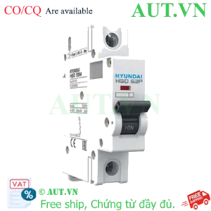 Ảnh của MCB Hyundai HGD63P 1P 10A 10kA