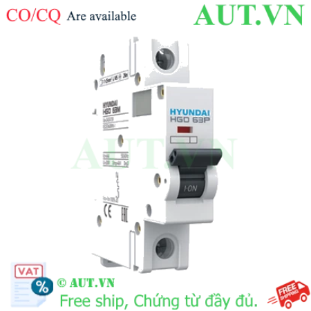 Ảnh của MCB Hyundai HGD63P 1P 32A 10kA