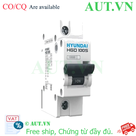 Ảnh của MCB Hyundai HGD100S 1P 80A 10kA