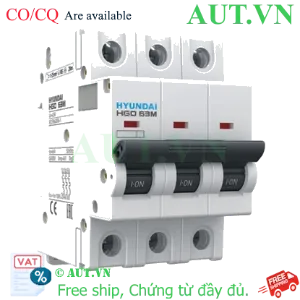 Ảnh của MCB Hyundai HGD63M 3P 63A 6kA