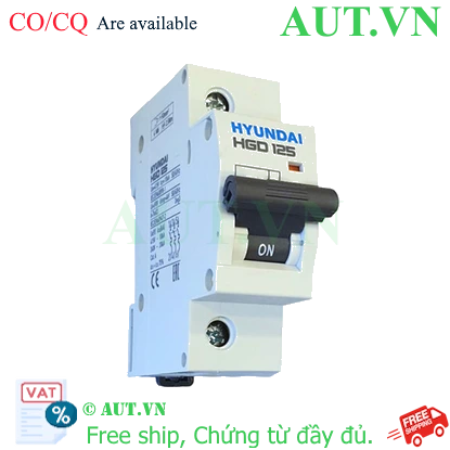 Ảnh của MCB Hyundai HGD125 1P 100A 10kA