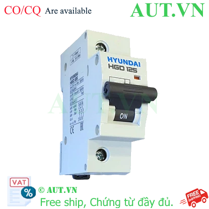 Ảnh của MCB Hyundai HGD125 1P 80A 10kA