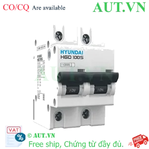 Ảnh của MCB Hyundai HGD100S 2P 100A 10kA