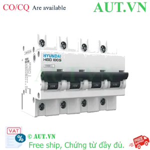 Ảnh của MCB Hyundai HGD100S 4P 80A 10kA