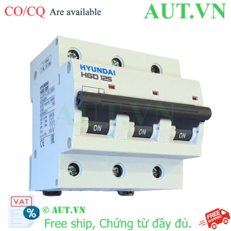 Ảnh của MCB Hyundai HGD125 3P 125A 10kA