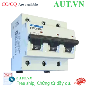 Ảnh của MCB Hyundai HGD125 3P 80A 10kA