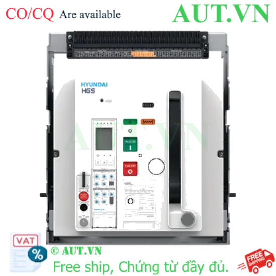 Ảnh của Máy Cắt Không Khí ACB Hyundai HGS20B4BM0C0S051M | 4P - 2000A - 85kA - Loại Kéo Ra (Draw-out) Chính Hãng AUT VN