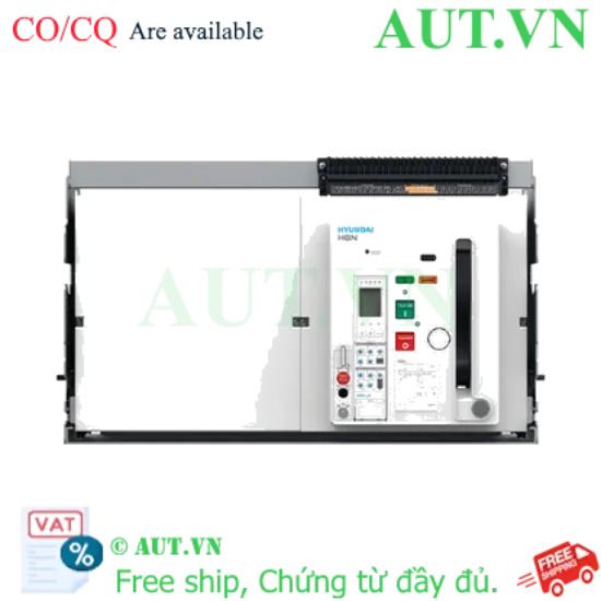 Ảnh của Máy Cắt Không Khí ACB Hyundai HGN63D3HM0C0S051X | 3P, 6300A, 150kA - Lắp Cố Định, Siêu Bền