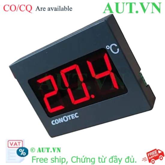 Ảnh của Đồng hồ hiển thị nhiệt độ Conotec CNT-PM3000 | -55 đến 99°C | Pt100 & Thermocouple