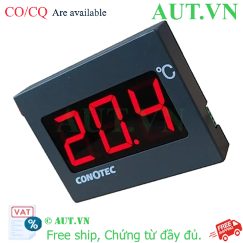 Ảnh của Đồng hồ hiển thị nhiệt độ Conotec CNT-PM3000 | Độ chính xác ±0.5% | Hỗ trợ Pt100 & Thermocouple