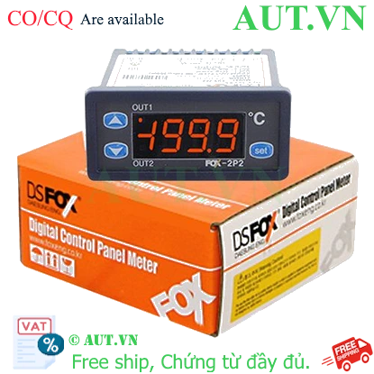Ảnh của Bộ điều khiển nhiệt độ Conotec FOX-2P2 71x29mm