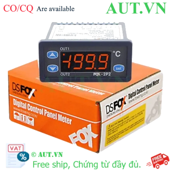Ảnh của Bộ điều khiển nhiệt độ Conotec FOX-2P2 71x29mm
