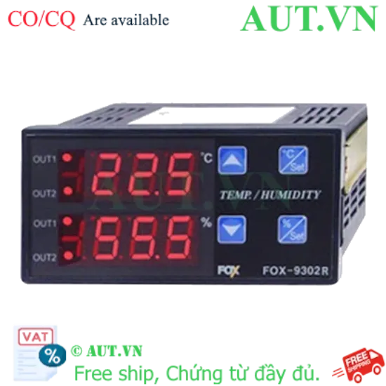 Ảnh của Bộ điều khiển nhiệt độ Conotec FOX-9302R1 91x45mm