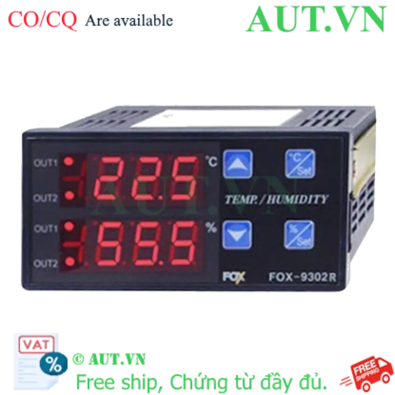 Ảnh của Bộ điều khiển nhiệt độ Conotec FOX-9302R1 91x45mm
