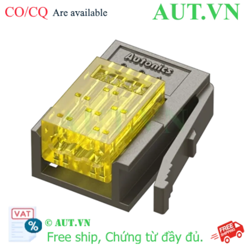 Ảnh của Khớp Nối Nhanh Autonics CNE-P03-YW 3 Chân | Tiếp Điểm Mạ Vàng, Chống Cháy UL94V-0