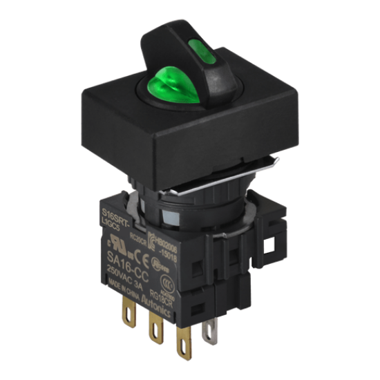 Ảnh của aut.vn Công tắc nút nhấn Autonics S16SRT-L3GC24
