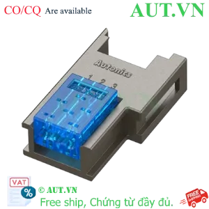 Ảnh của Khớp Nối Nhanh Autonics CNE-S03-BL 3 Chân (Blue) - Mạ Vàng, Chống Cháy UL94V-0
