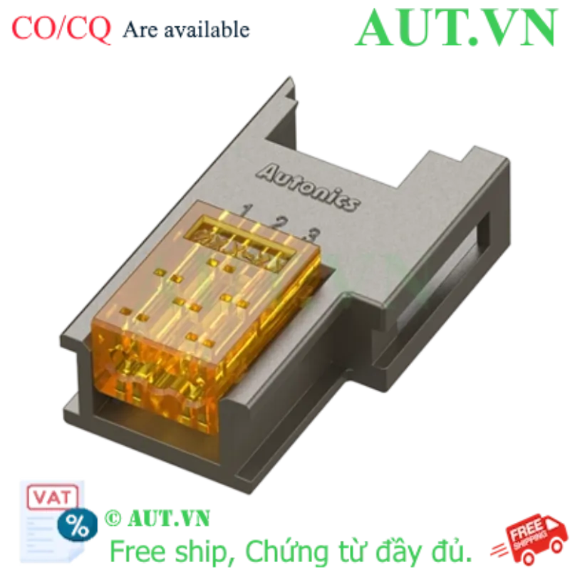 Ảnh của Đầu Nối Nhanh Autonics CNE-S03-OG 3 Chân - Chuẩn e-CON, Công Nghệ IDC Không Tước Dây (Màu Cam)