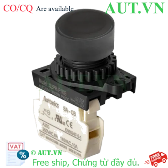 Ảnh của Nút Nhấn Nhả AUT VN S2PR-P1KB Ø22mm, IP52, 1NC