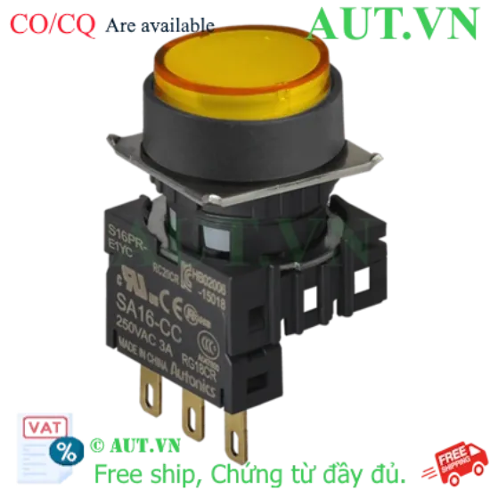 Ảnh của Công tắc nút nhấn Autonics S16PR-E1YC