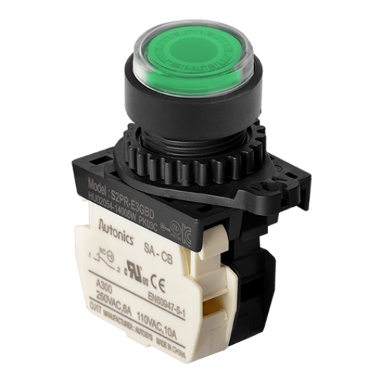Ảnh của aut.vn Công tắc nút nhấn Autonics S2PR-E3GBDM