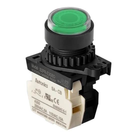Ảnh của aut.vn Công tắc nút nhấn Autonics S2PR-E3GBL