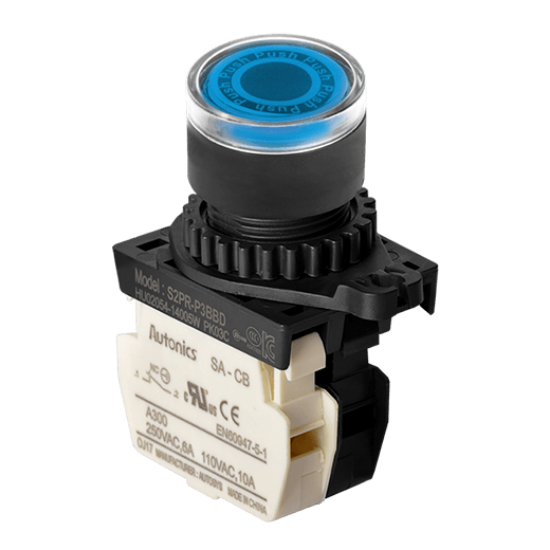 Ảnh của aut.vn Công tắc nút nhấn Autonics S2PR-P3BBL