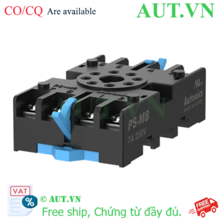 Ảnh của Đế Rơ Le 8 Chân Tròn Autonics PS-M8 Chính Hãng | AUT VN