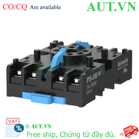 Ảnh của Đế Cắm 8 Chân Autonics PS-08(N) | Chân Đế Rơ Le, Timer, Bộ Điều Khiển Chính Hãng AUT VN